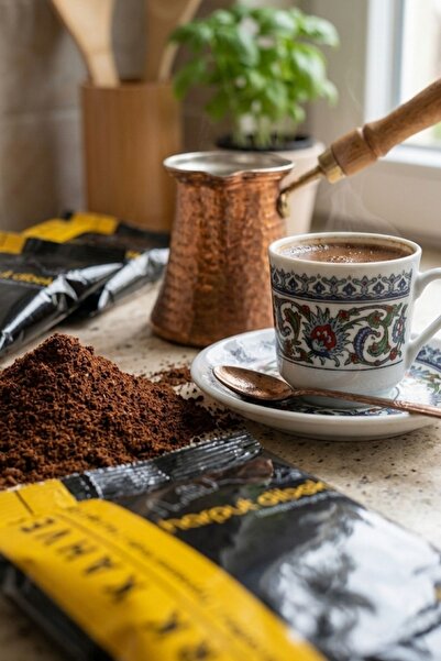 HARPUT DİBEK Traditional Alâ Turkish Coffee Set of 3 (3 X 100Gr) - Economic Package