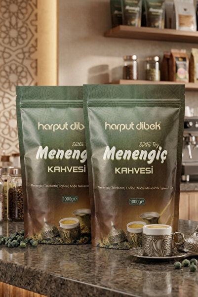 HARPUT DİBEK Sütlü Menengiç Kahvesi 1000 gr 2'li Paket Toplam 2 kg Çedene Kah...