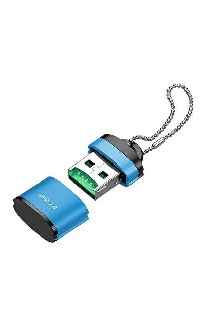 Choice3 blue USB Micro SD/TF Card Reader USB 2.0 Mini Mobile Phone Memory Car...