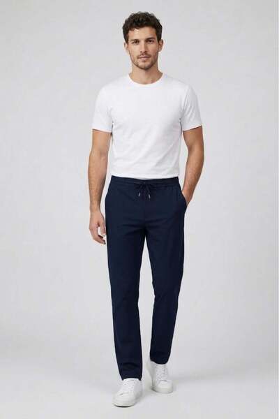 Uki LACİVERT Comfort Fit Jogger Pantolon