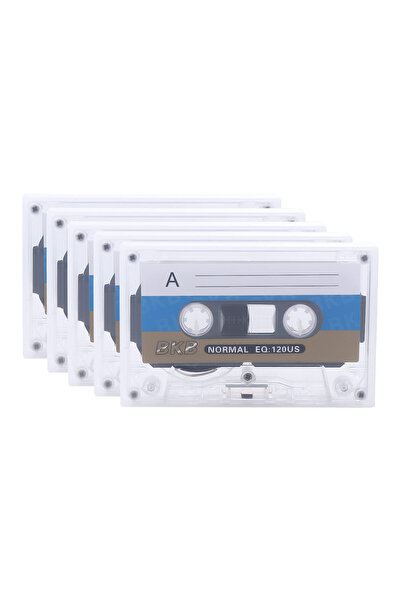 Choice1 White-5PCS Blank Cassette Tape High Qulity For Speech Music Recording...