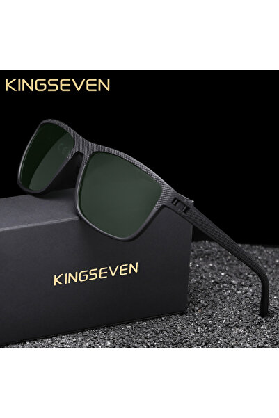 Choice4 نظارات شمسية مستقطبة أنيقة للرجال من KINGSEVEN طراز C2 باللون الأسود ...