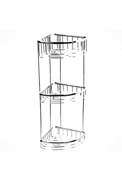 ÇELİK BANYO Destina Üçlü 19x19 cm Pirinç Banyo Düzenleyici