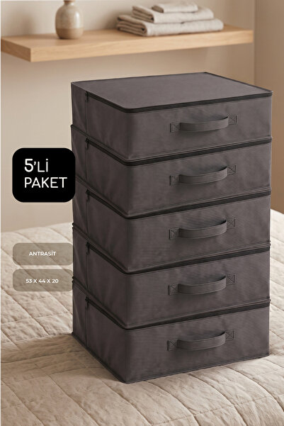 Vedsey Set od 5 komada 53 x 44 x 21 cm organizatora za ormar ispod baze i unu...