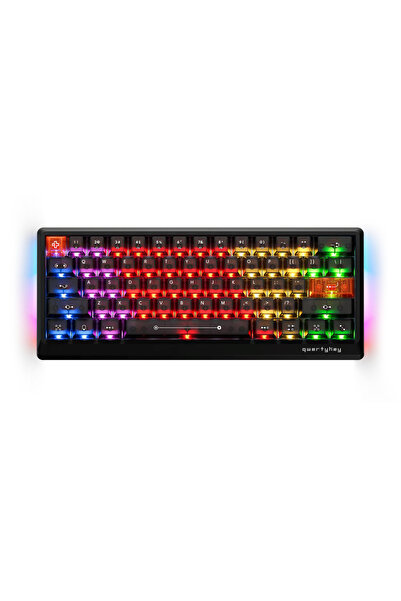 QwertyKey QK 61 HE Phantom Black – Magnetic Hall Effect Gaming Keyboard, Rapi...