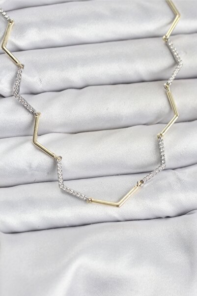 Inure Jewelry Vip Series Zigzag Model Women's Necklace