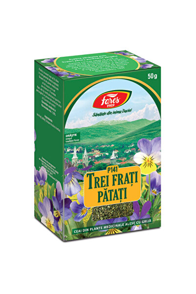 Fares Ceai de Trei-Frați-Pătați Fares, 50g – Pentru sănătatea pielii, detoxif...