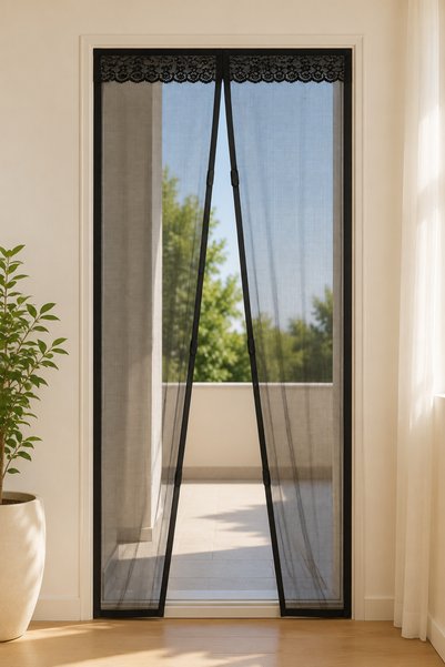 MOSQY Plasă Magnetică Anti-Insecte pentru Ușă, 100x210 cm