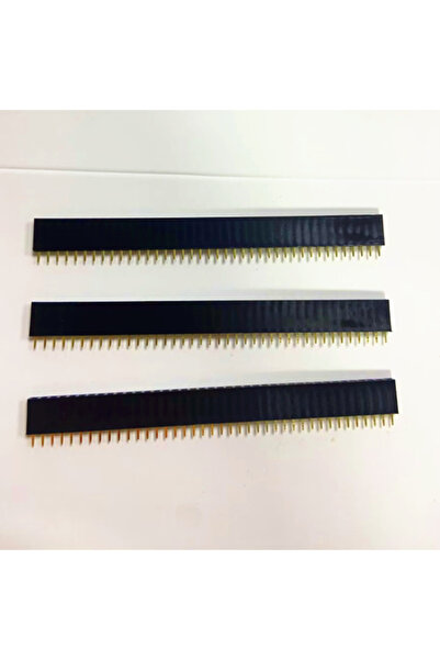 Choice 10PCS Pitch 2.54mm 40 Pin Straight Female Single Row Pin Header Strip ...