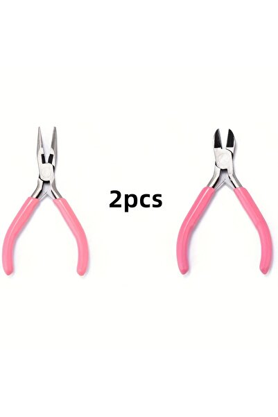 Choice Pink-2pcs-NO.1 5pcs/3pcs/2pcs Pink Jewelry Pliers Tool Kit Includes Ne...