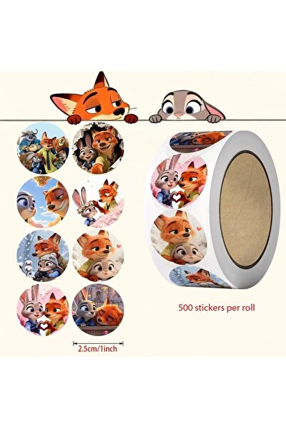 Choice 500Pcs G008 500Pcs/Roll Movie Cartoon Sealing Stickers DIY PVC Laptop ...