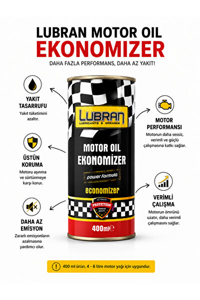 Lubran Ekonomizer Motor Koruyucu 400 ml