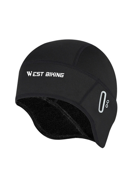 Choice black WEST BIKING Winter Fleece Cycling Cap Windproof Thermal Skull Ca...