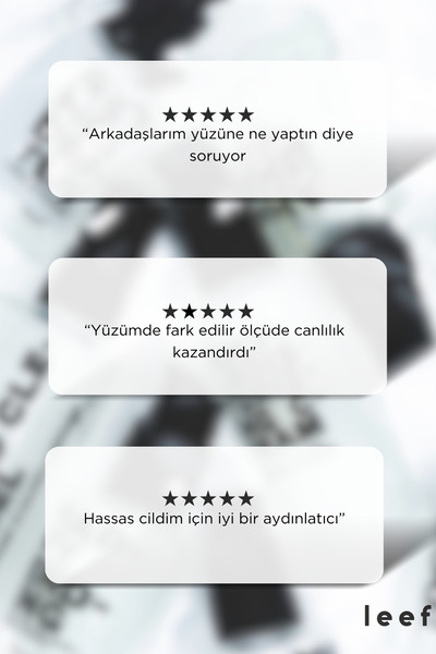 Leef Ferulic C E Serum %15 C Vitamini %1 Ferulik Asit Aydınlatıcı Antioksidan