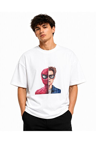 Inscriptie Tricou Unisex Bumbac Premium Casual " Pencil Avengers - Spider Man "