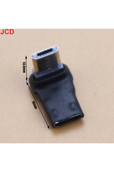 Choice محول بيانات USB بزاوية 90 درجة من JCD، موصل أنثى 5 سنون مائل لليسار أو...