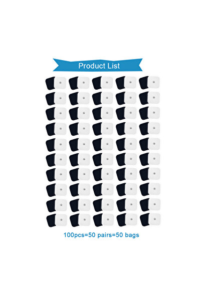 Choice3 100 قطعة من وسادات استبدال أجهزة TENS، 10/20/50/100 قطعة من وسادات ال...