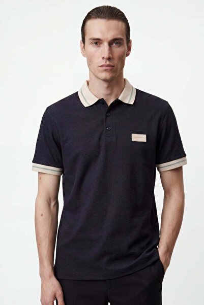 HAKKE Classic Buttoned Polo Collar Men's T-Shirt