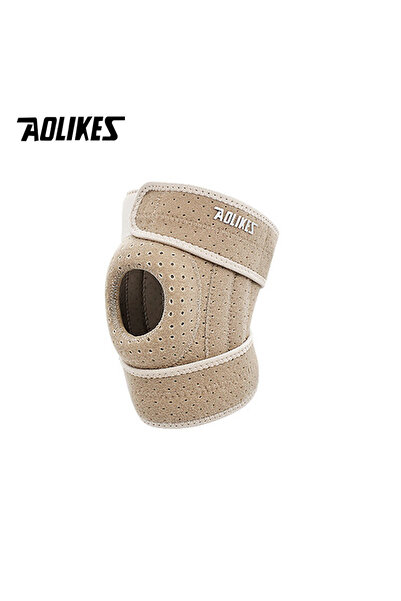 Aolikes Left Skin 1PCS Breathable Four Spring Knee Support Brace Kneepad Adju...