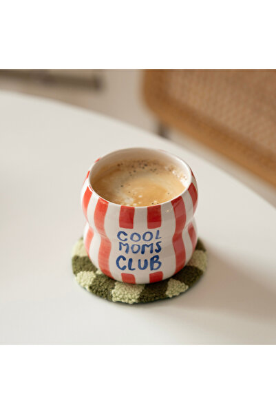 Naramica COOL MOMS CLUB MUG - El Yapımı Seramik Kahve Fincanı 270 Ml