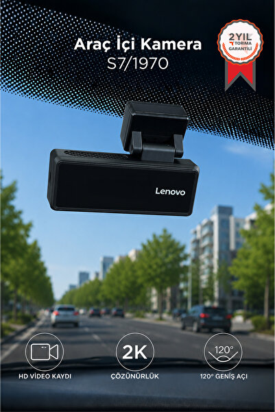 LENOVO S7/1970 Siyah Wifi Araç İçi Ön Ve Arka Araç Kamerası
