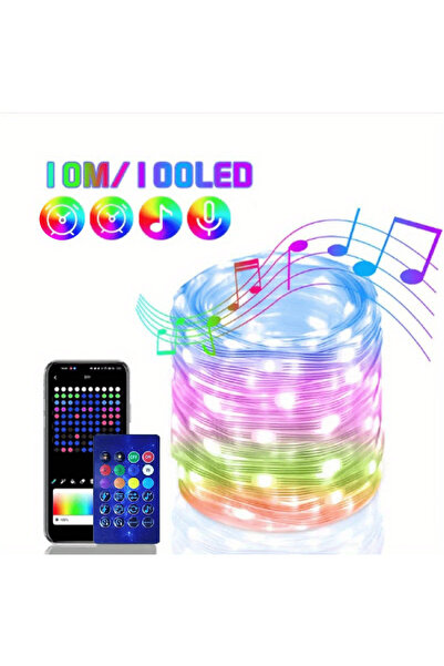Choice 10m LED String Light Smart IC LED String Light WS2812 Bluetooth Fairy ...