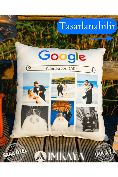 imkaya Kişiye Özel 40x40 Yastık 1.Kalite Boncuk Silikon İle Dolu / Doğum Günü...