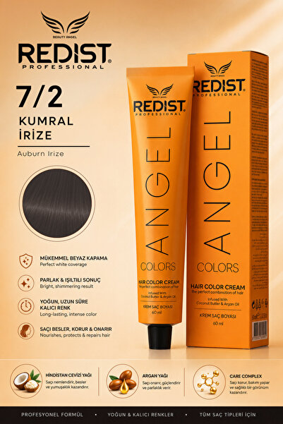 Redist Saç Boyası 60 ml 7/2 Kumral İrize