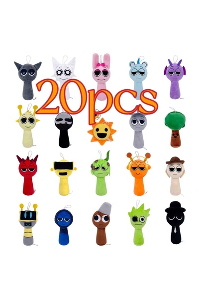 Choice 20pcs Sprunki Plush Toys Sprunki Plushie Doll Singers Oren Wenda Game ...