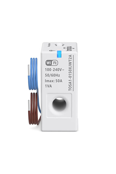 Choice WHITE Tuya Smart WiFi Energy Meter – 1-50A Real-Time Power & Energy Mo...