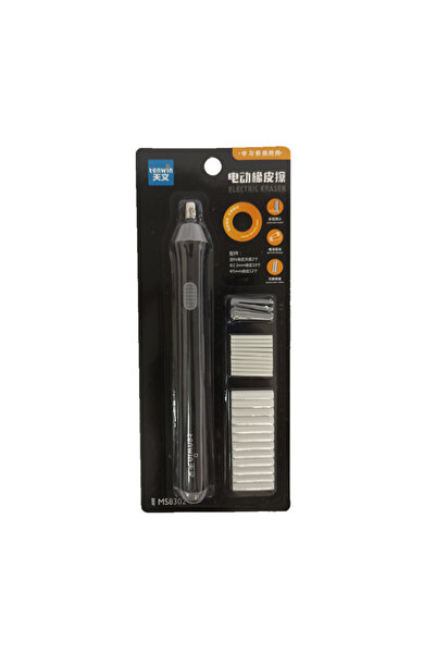 Choice Black Electric Erasers Less Crumb Thick/Thin can be Changed Simple Kor...
