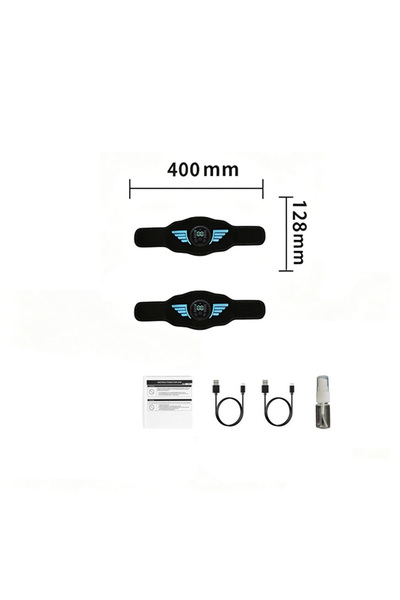 Choice 2arm straps Smart Abs Trainer Muscle Toner Abdominal Toning Belt USB R...