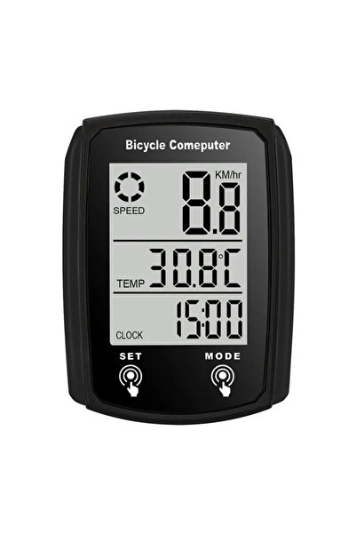 Choice black Touch screen bicycle wired code meter Speedometer odometer Engli...
