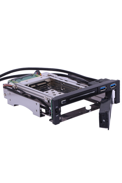 Choice Dual Bay 3.5" 2.5" SATA III Hard Drive HDD & SSD Tray Caddy Internal M...