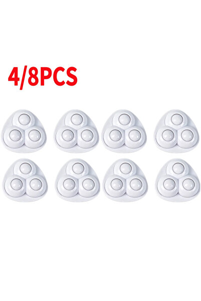 Choice 8PCS White Glue 4pcs Paste Universal Wheel No Noise Self Adhesive Univ...