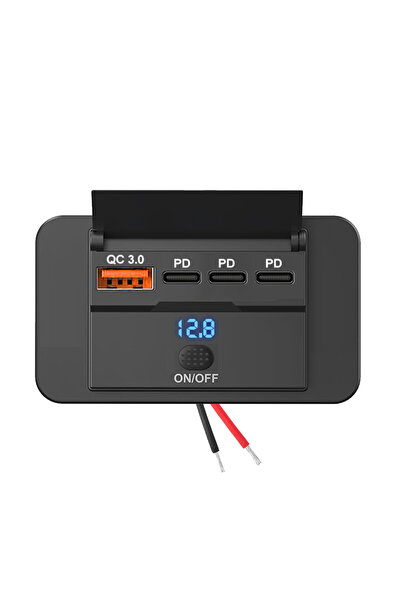 Choice4 كيبيدومي 1xQC3.0 3xPD 108W 4 منافذ 12 فولت مقبس USB للسيارات والمركبا...