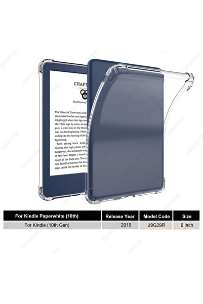 Choice1 J9G29R 2019 10th Gen Silicon Case For Kindle 11th 10th, Clear Case fo...