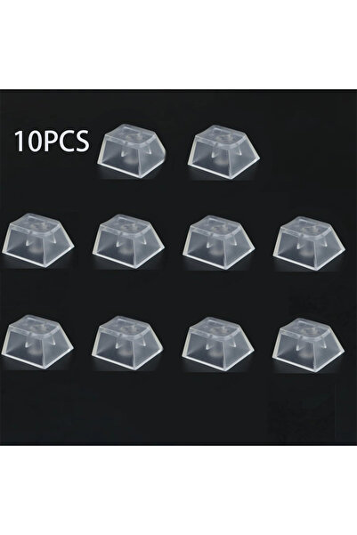 Choice1 10PCS 10/20pcs Blank ABS Frosted Translucent 1U R4 Keycaps for Cherry...