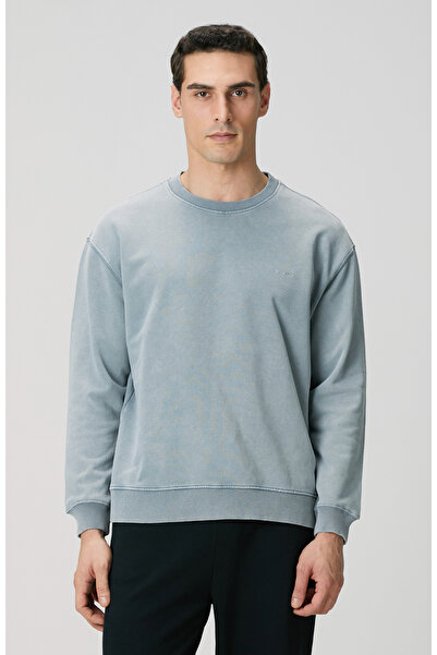 Network Mavi Armalı Sweatshirt
