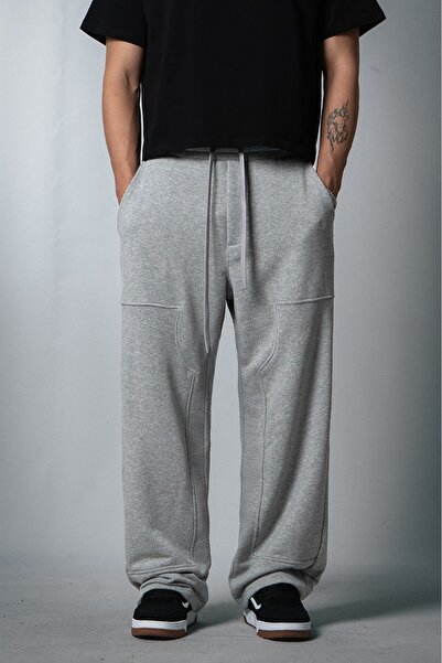 GRJ denim Break Seam Grimelanj Baggy Men's Sweatpants