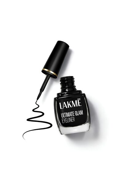 Lakme Ultimate Glam Eye Liner, Black, 9ml