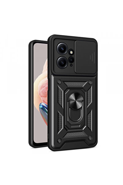 Xiaomi Husa pentru Redmi Note 12 4G, Techsuit, CamShield, Neagra
