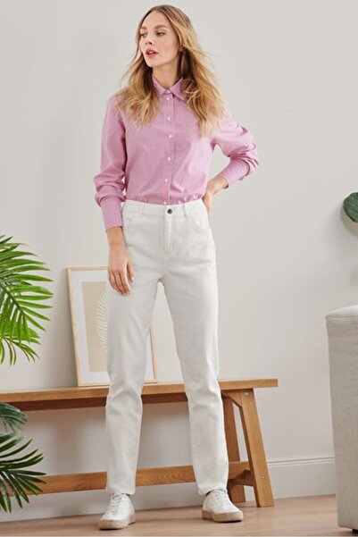 Tchibo Women Skinny Fit Non,Stretchable Denim Jeans, White