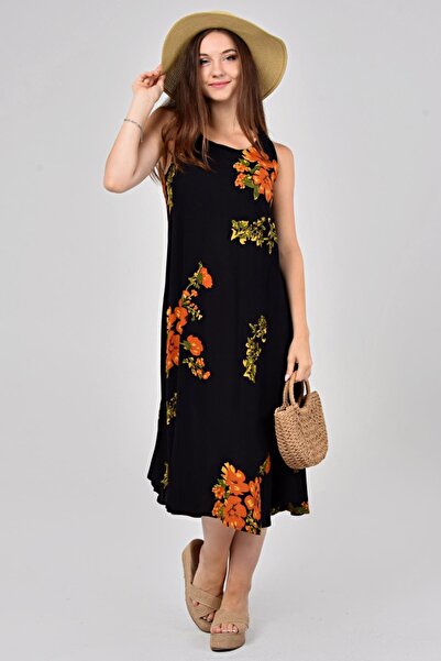 LİKAPA Rochie 2691 de vară, fără mâneci, din viscoză