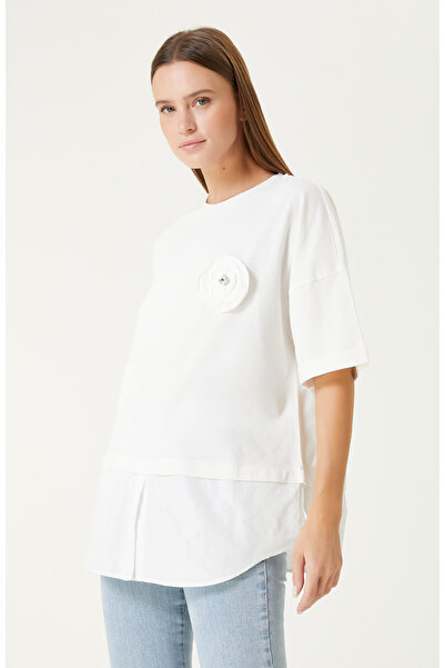 Network Beyaz T-shirt