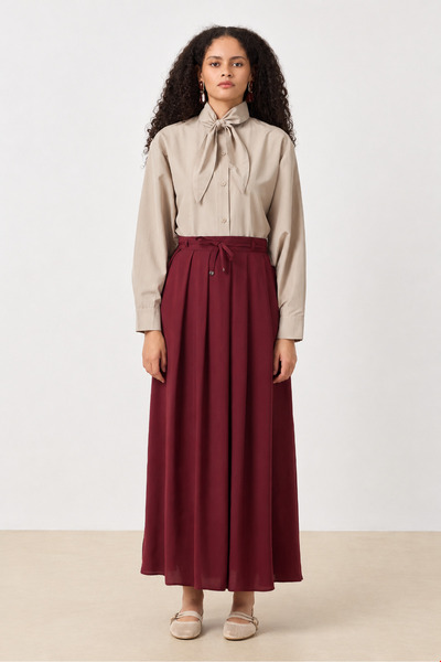 QANU Ivera Skirt Burgundy