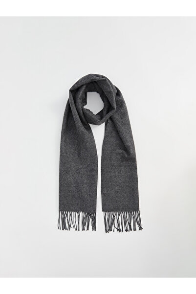 LC Waikiki Lcw Accessories Anthracite Plain Men's Scarf with Nevavm Difference