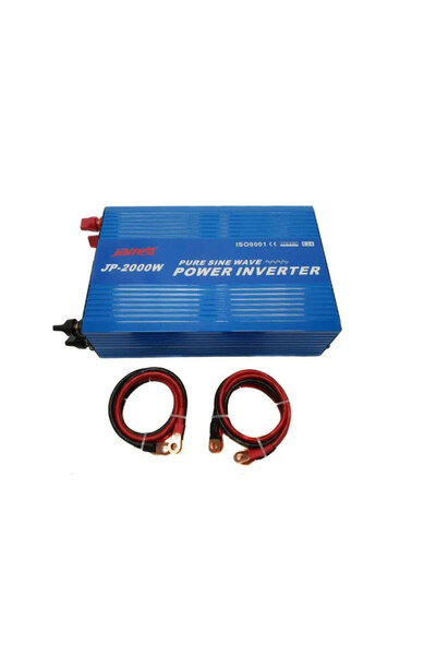 Jarrett Inverter Αυτοκινήτου JP-2000 2000W για Μετατροπή 12V DC σε 220V AC - OEM