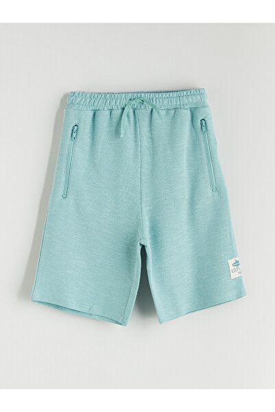 LC Waikiki Nevavm Boys' Shorts with Elastic Waist and Contrast Trim