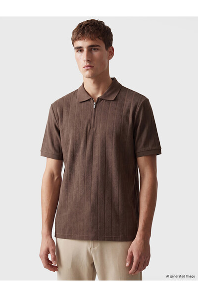 LC Waikiki Vizyon New Season Polo Collar Men's Combed Cotton T-Shirt